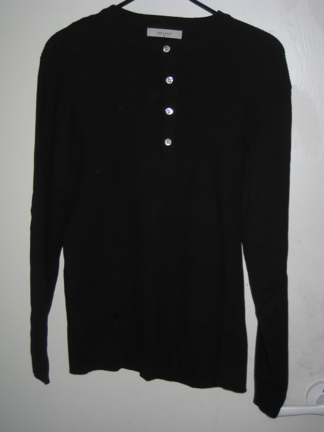 Noirer 니트 핸리넥 노이어 블랙 50사이즈 상품이미지2