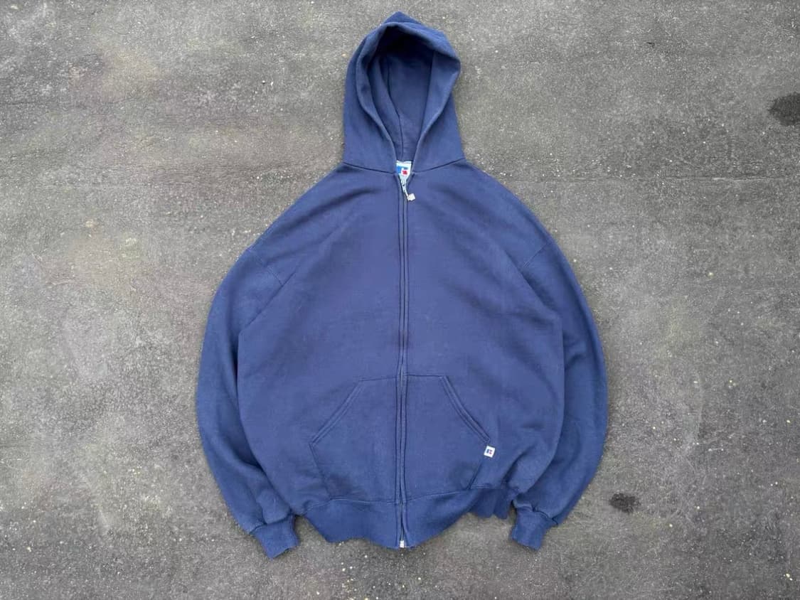 90s Vintage USA Russell Athletic 후드집업 상품이미지1