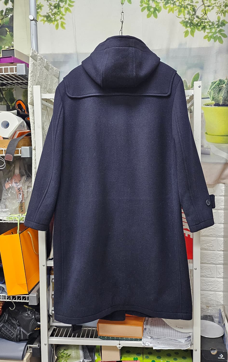 무신사 스탠다드 울 블렌드 24년 남성코트 M 오버핏 떡뽁이 XD56 상품이미지4