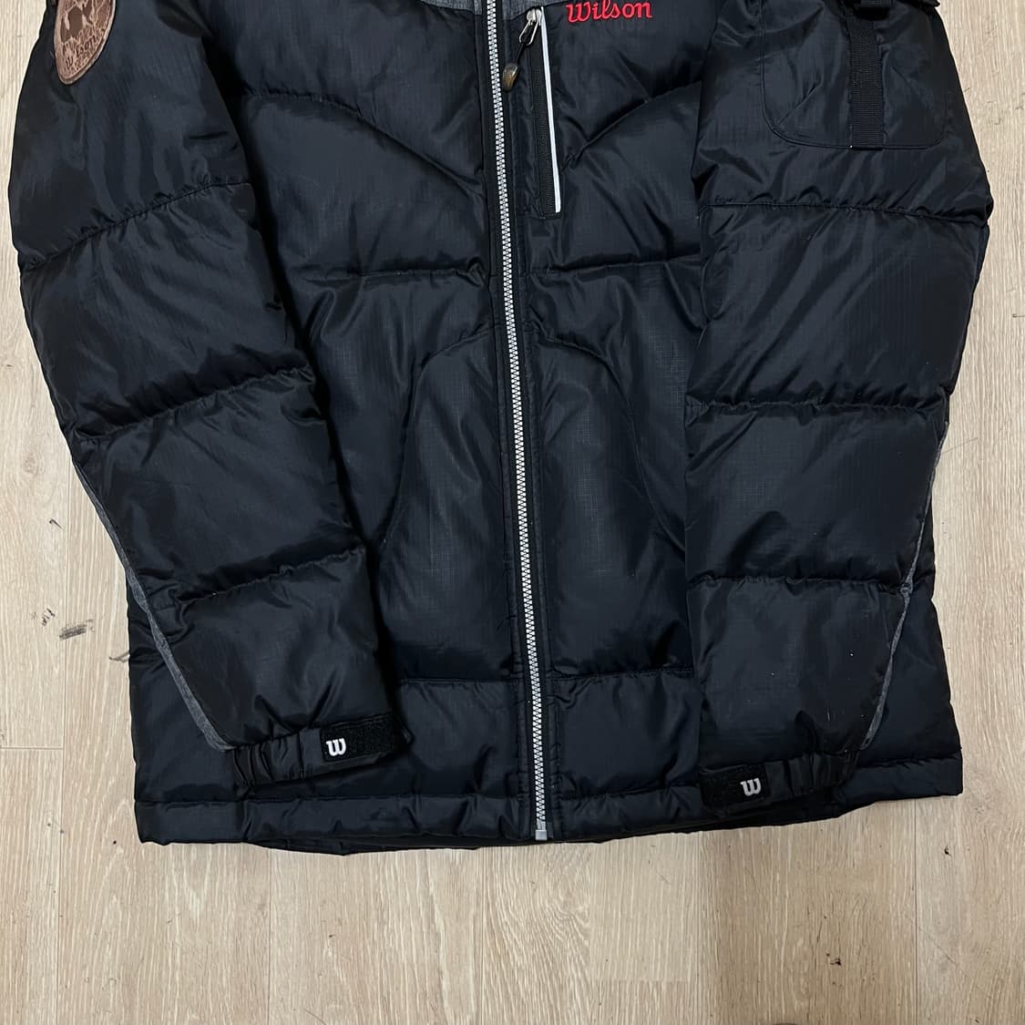 윌슨 남성 로고 덕다운 푸퍼 패딩 L/100  상품이미지5