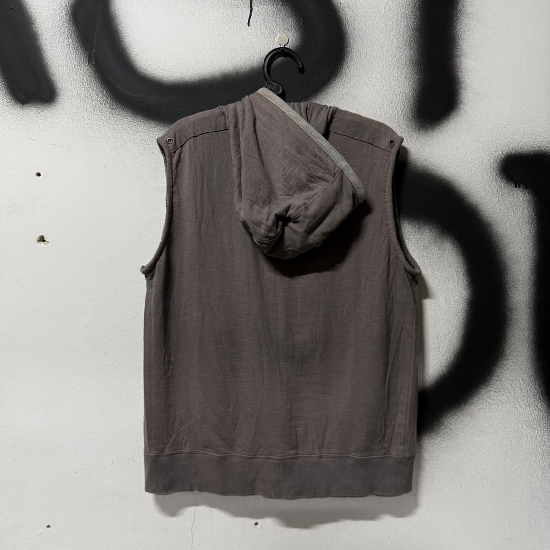 VTG 빈티지 Y2k 스타일 밀리터리 투웨이 집업 후드 베스트 상품이미지2