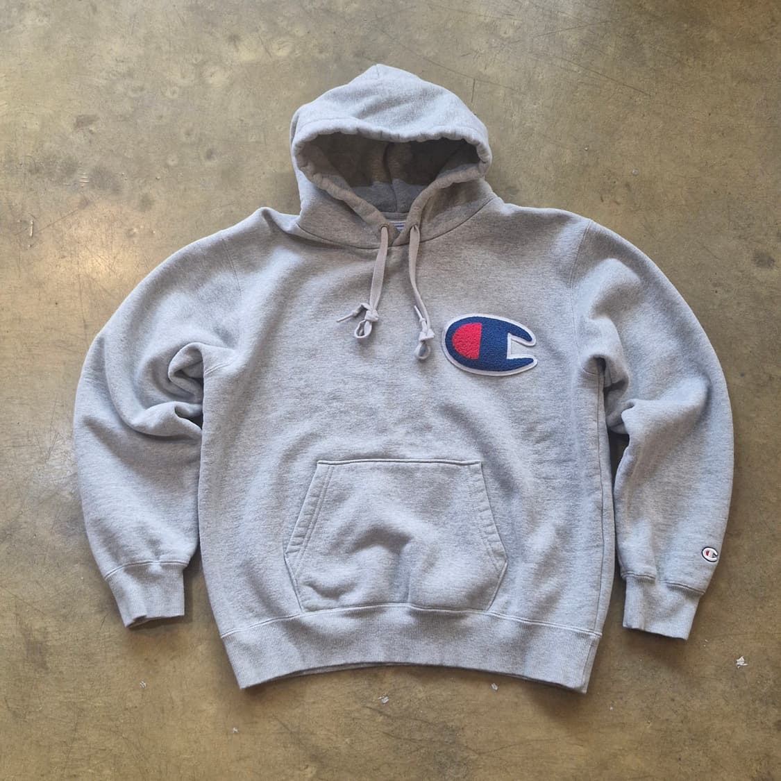 챔피온 빅로고 후드티 새상품급 상품이미지1