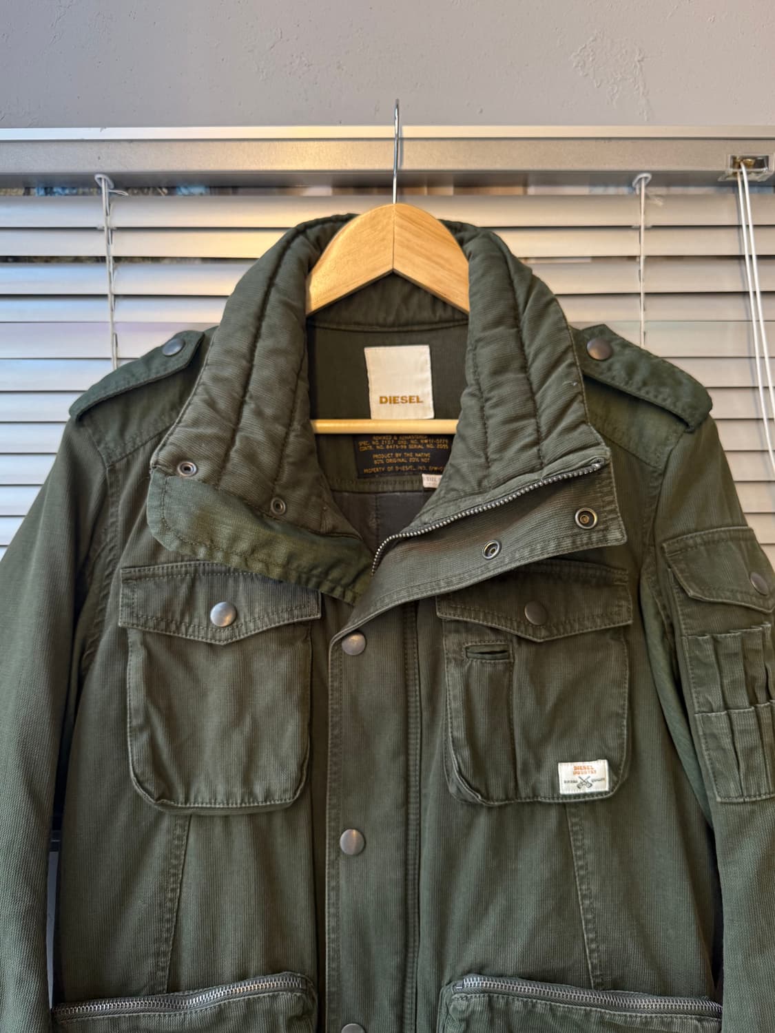 DIESEL military field jacket 상품이미지4