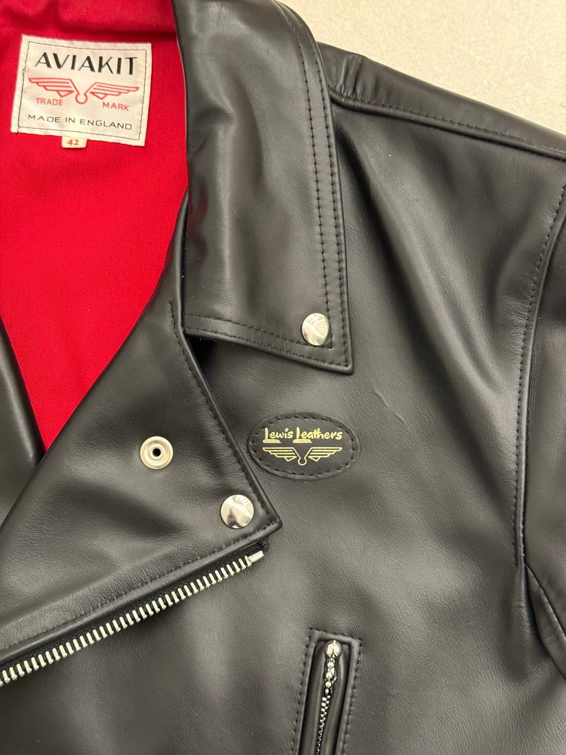 루이스레더 391 라이트닝 카우하이드 42 레귤러핏 상품이미지4