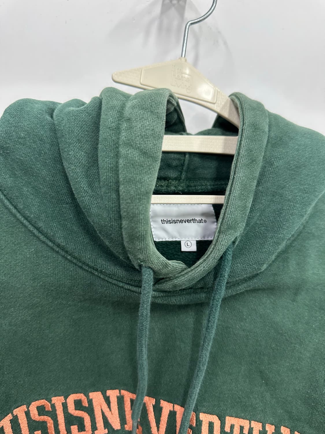 디스이즈네버댓 딥그린 후드티  상품이미지2