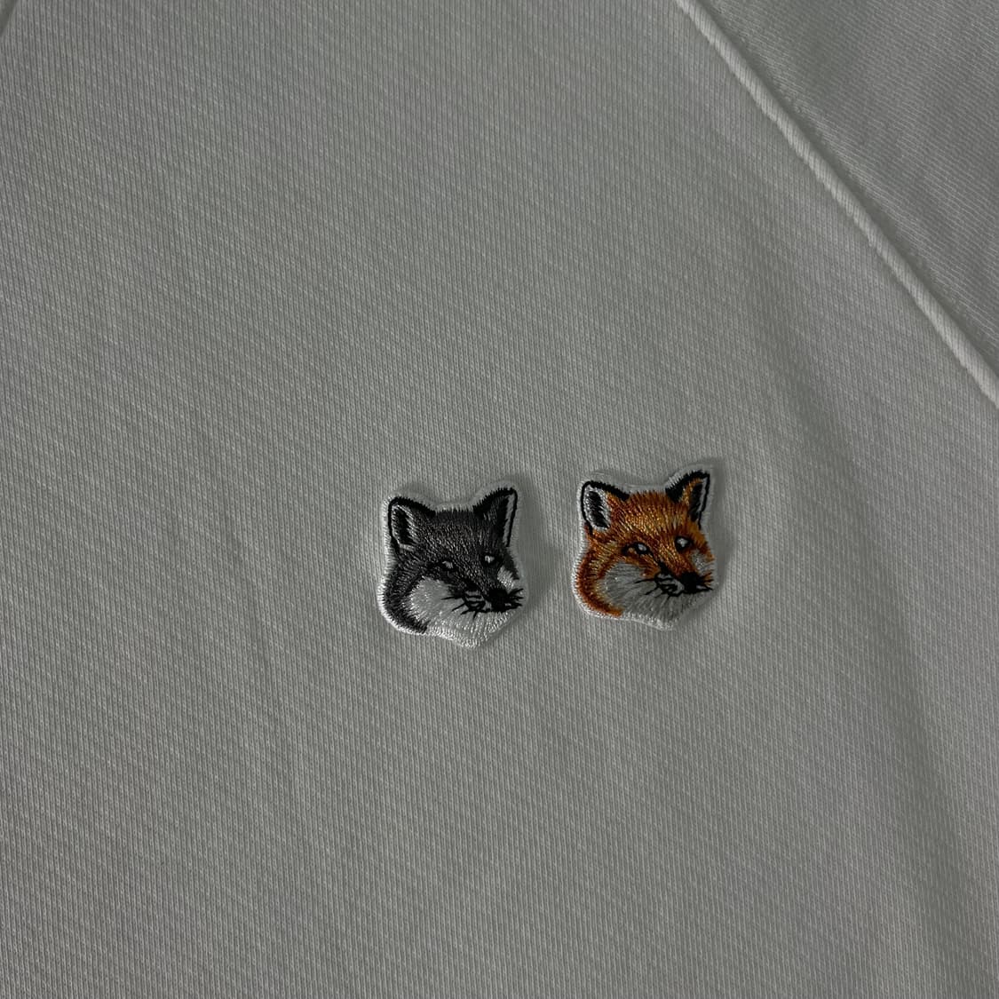 105 메종키츠네 투폭스 화이트 맨투맨 상품이미지3