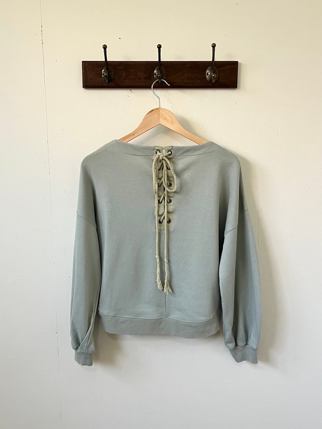 Lily Brown 민트 로브 스웻셔츠 상품이미지3