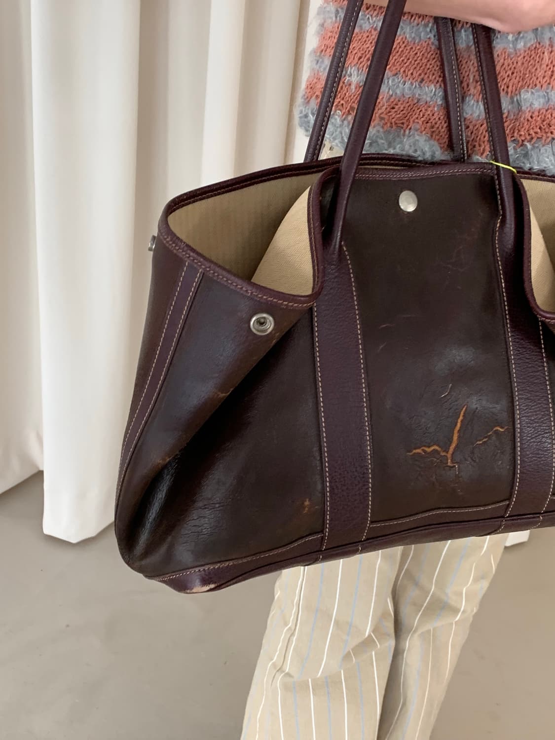 00's Vintage "Hermes" Garden Party Bag 상품이미지7