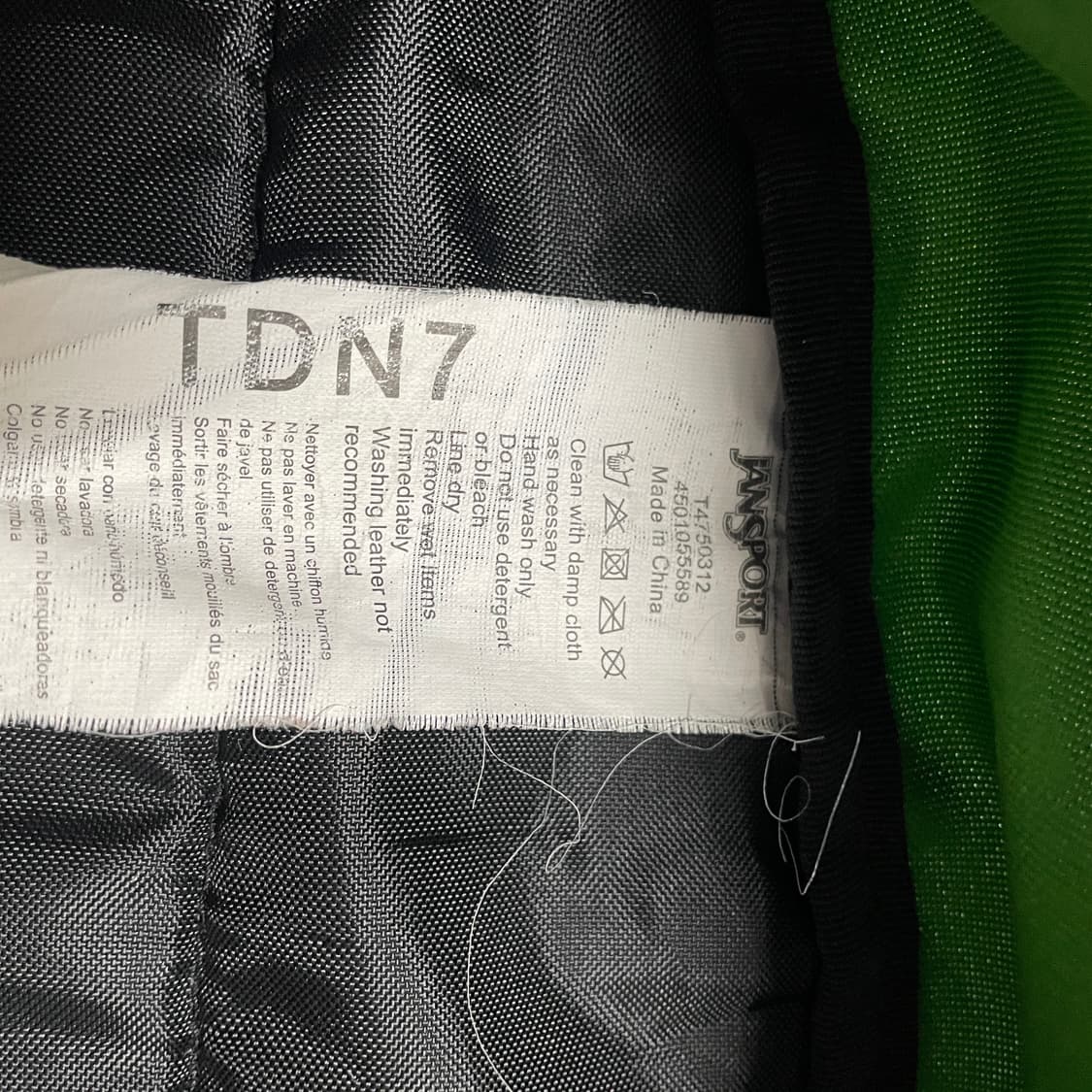 팔로워 특가 잔스포츠 빅스튜던트 완두콩 연두색 백팩 가방 상품이미지5