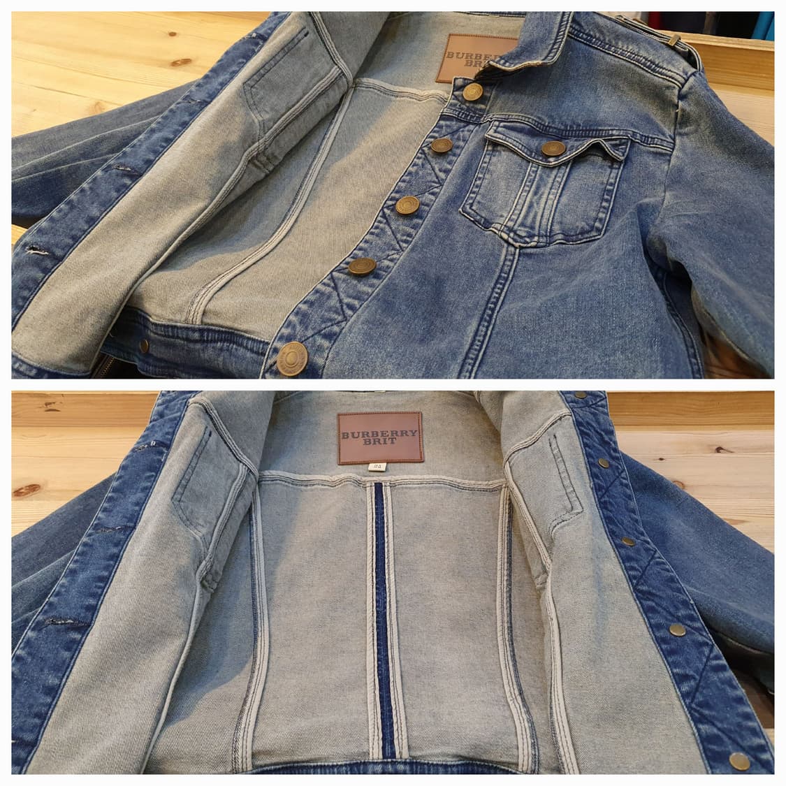 55.버버리 스판 데님자켓 상품이미지7