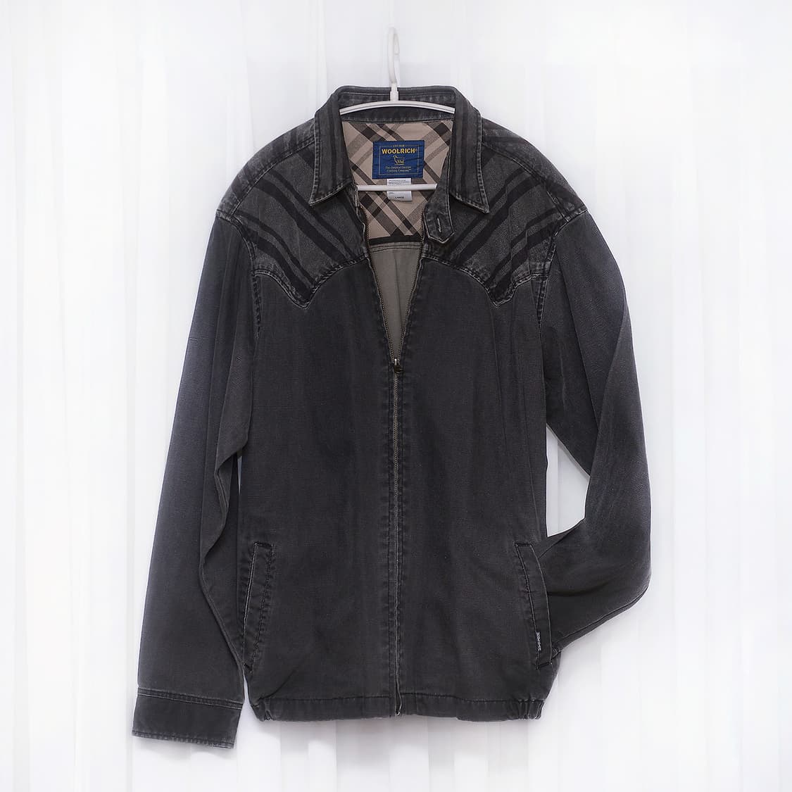 울리치 피그먼트워싱 웨스턴 트윌코튼 워크 자켓 (100-105) 상품이미지1
