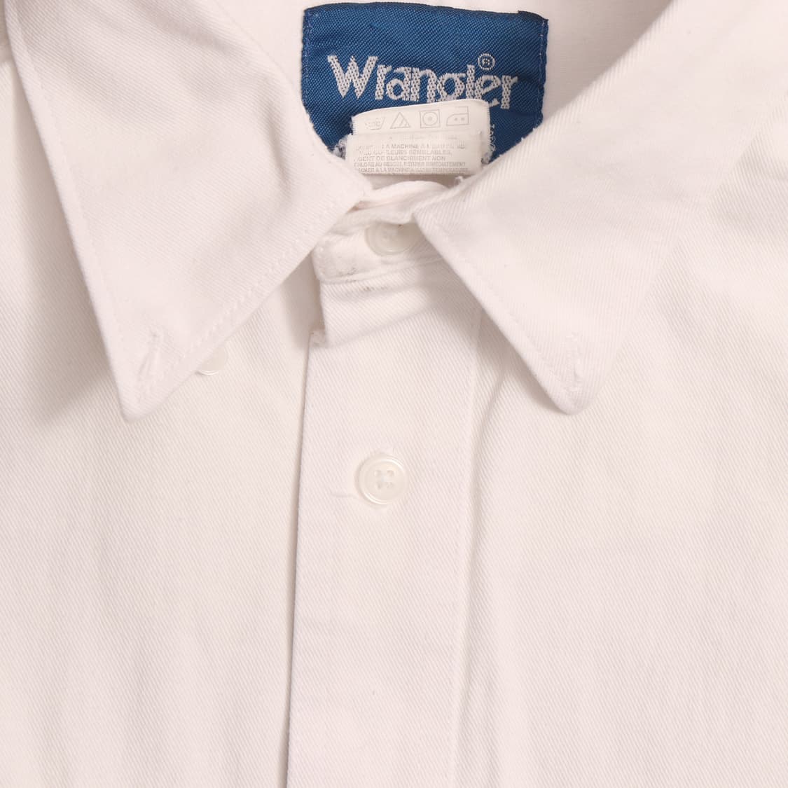 랭글러 헤비코튼 화이트 워크셔츠 A1586 상품이미지4