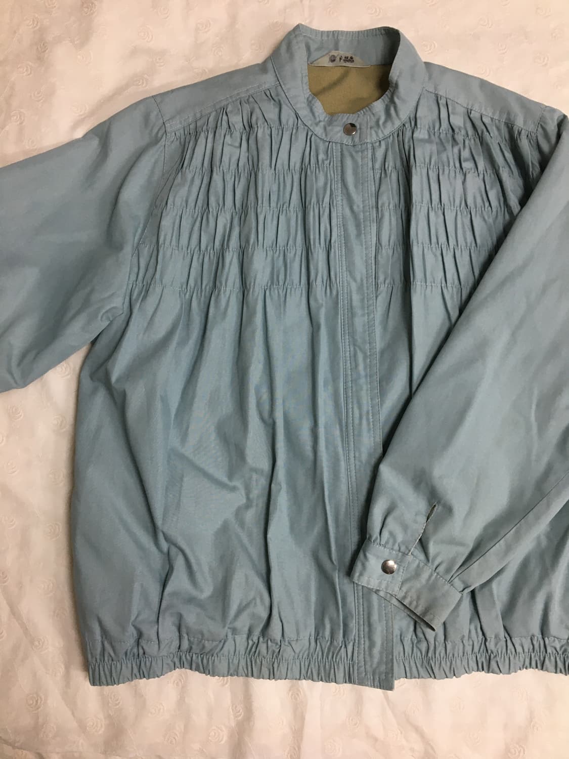 하늘 민트 셔링 자켓 상품이미지2