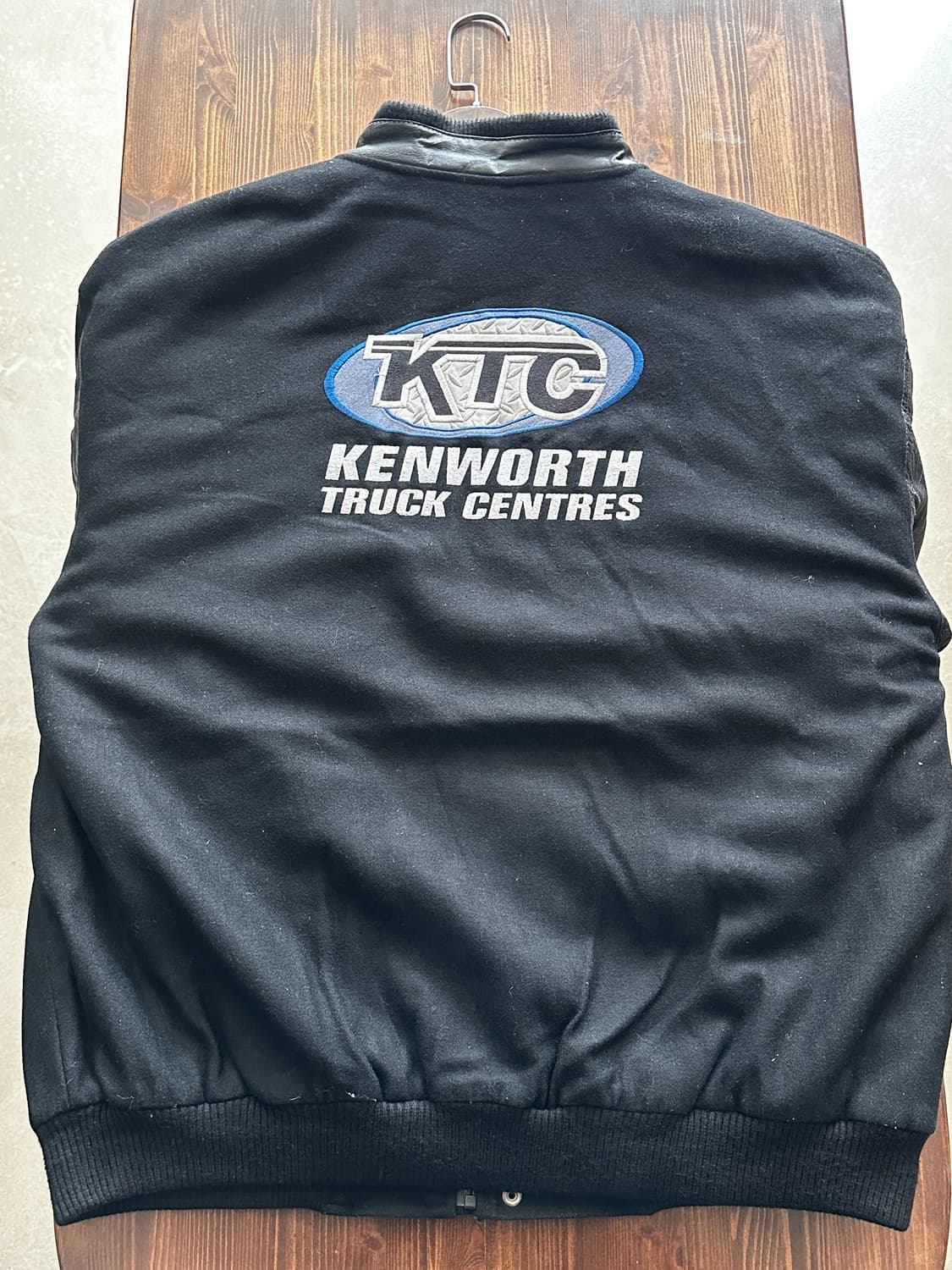  KENWORTH TRUCK CENTRES 울 레더 바시티 자켓 상품이미지3