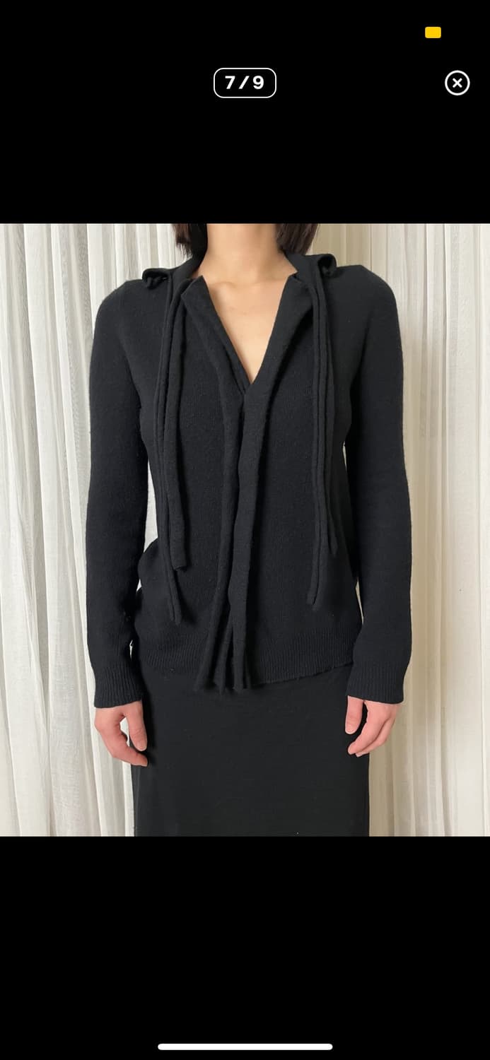 요지야마모토 카라 스트랩 가디건 yonj yamamoto Y's 상품이미지5