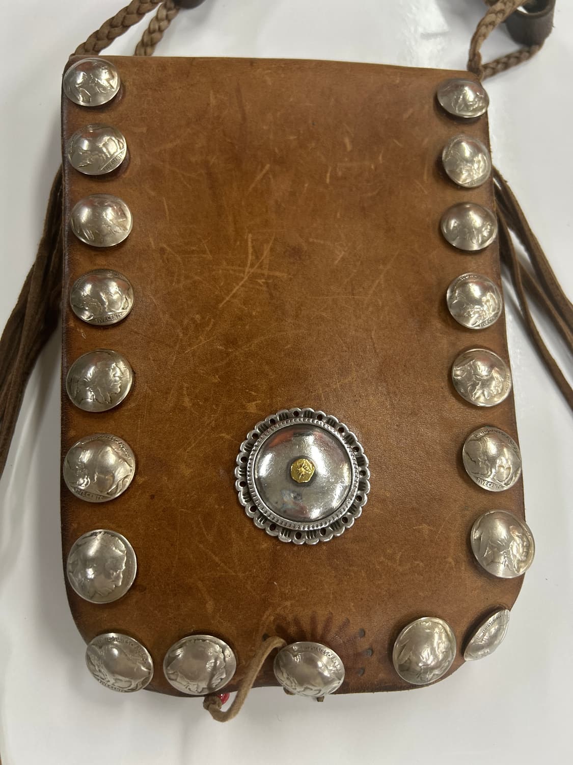 goros 고로스 새들레더 20콘초 크로스 메디슨백 상품이미지1