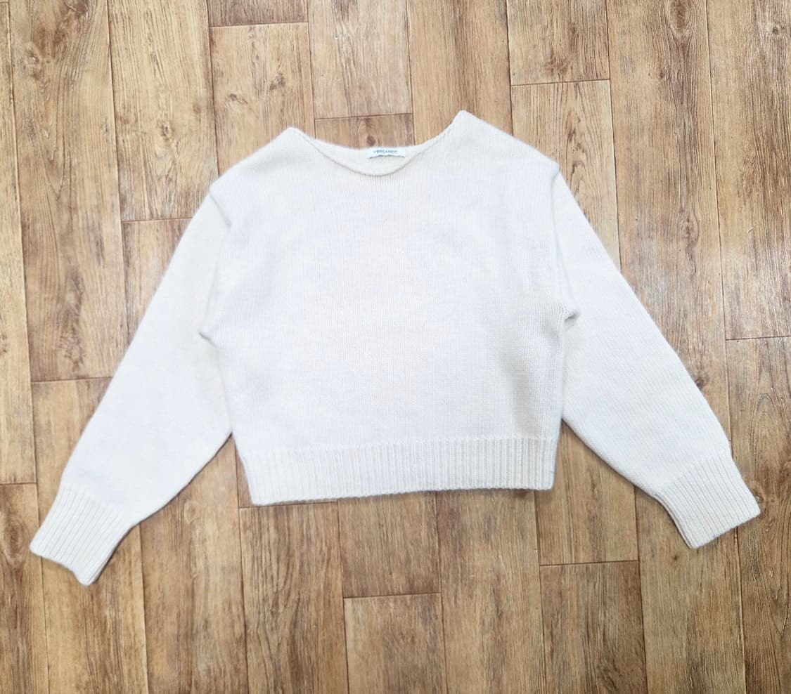 베르가못(VERGAMOT) 캐시울 보우트넥 니트 프리사이즈 상품이미지5