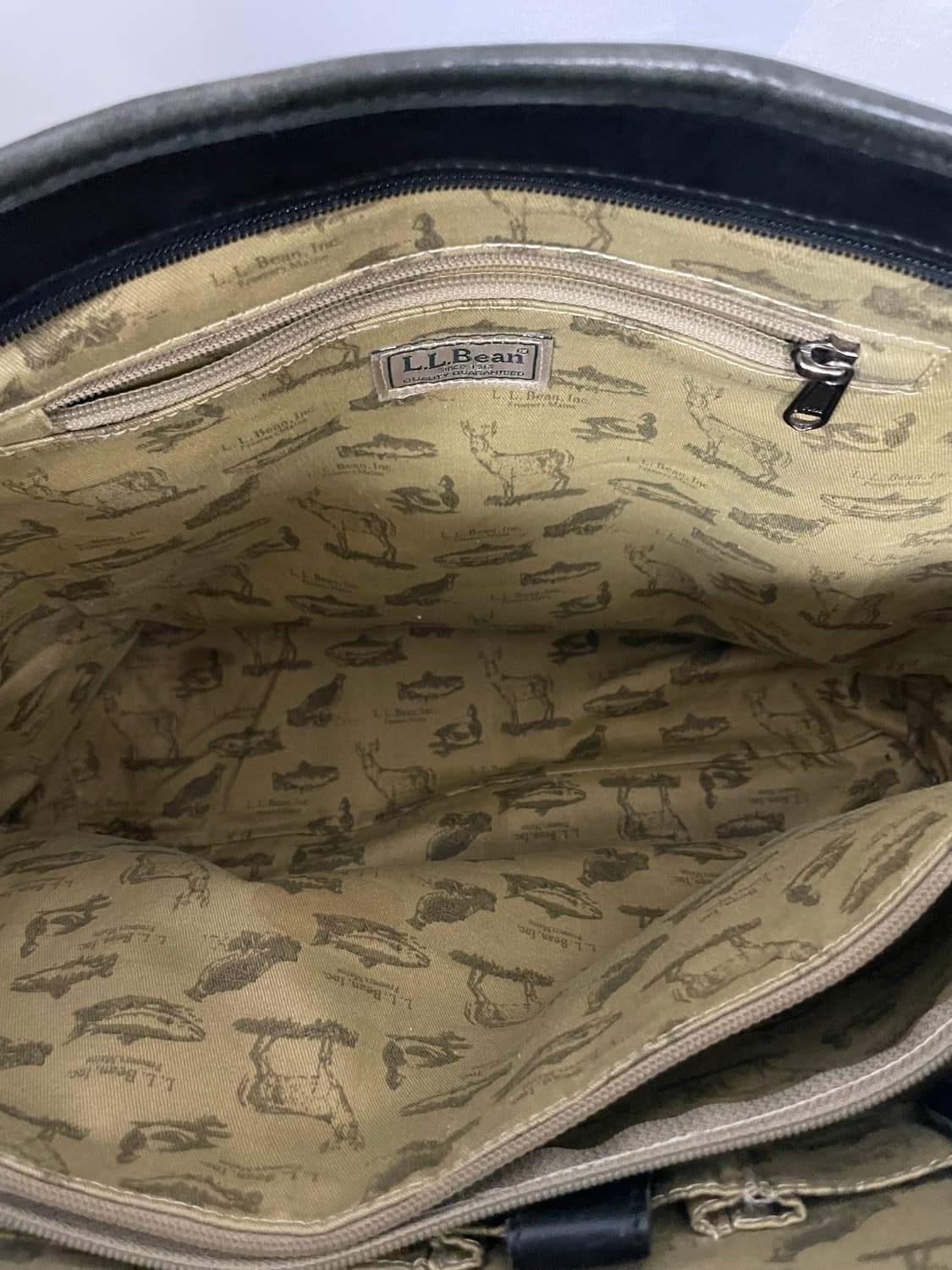 [OS] 엘엘빈 레더 라지 토트백 블랙 상품이미지8