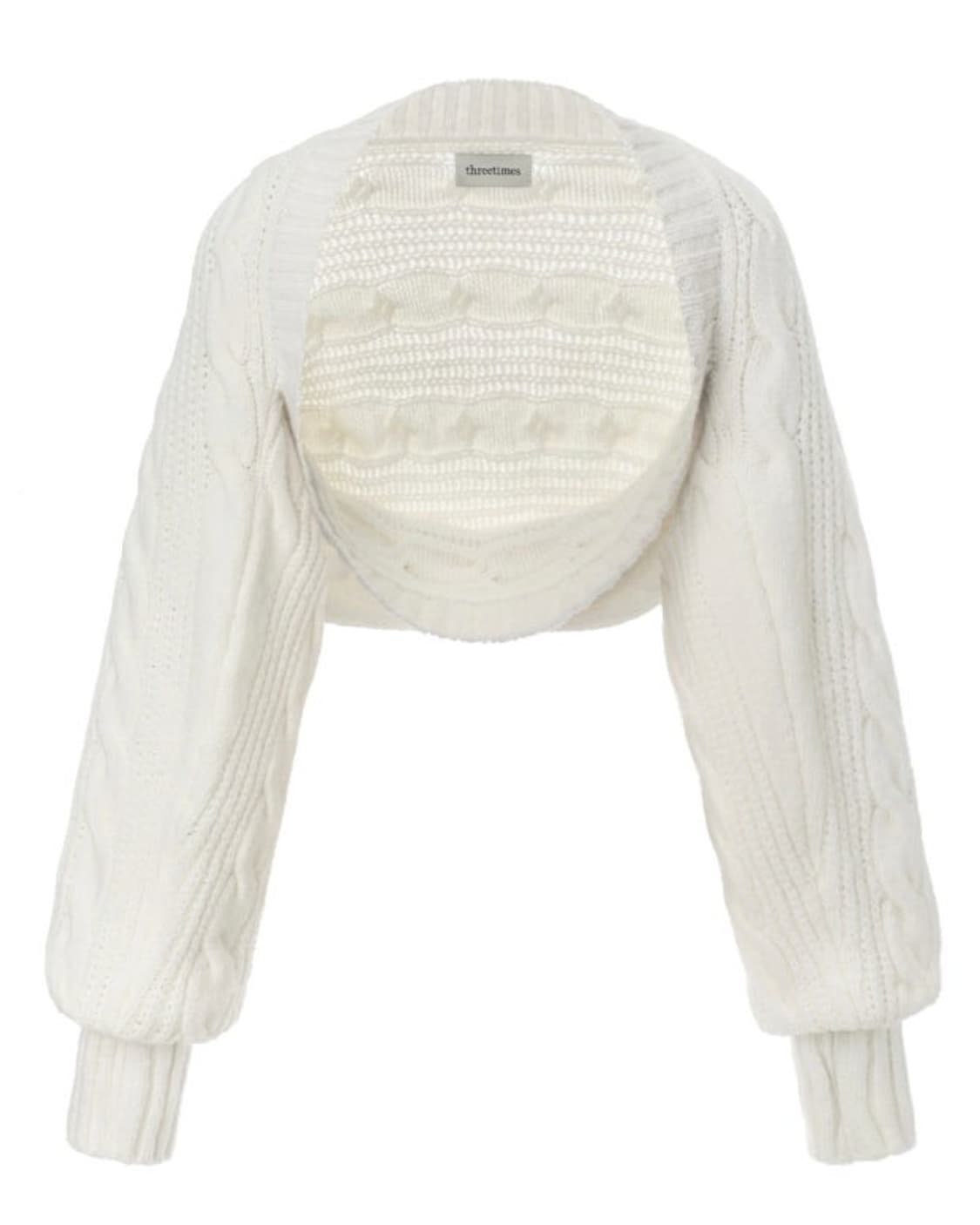 Threetimes 버니 볼레로 (ivory) 상품이미지1
