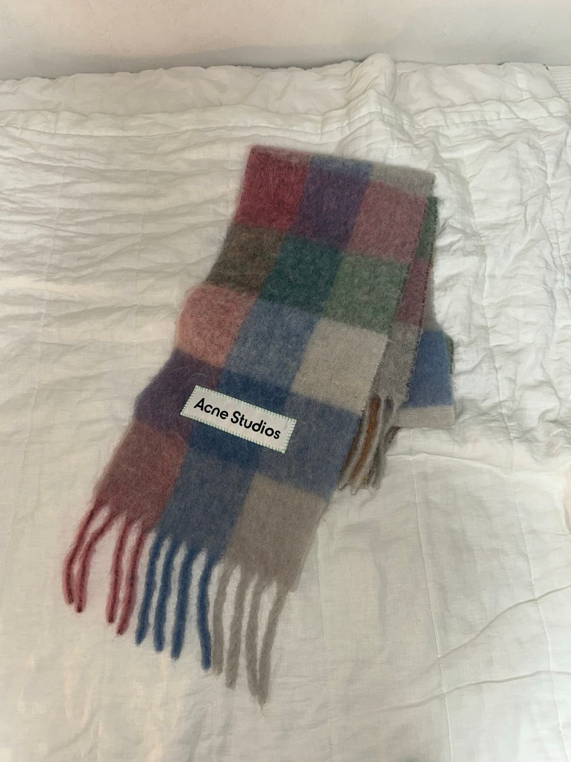 아크네스튜디오 모헤어 머플러 핑크 상품이미지1