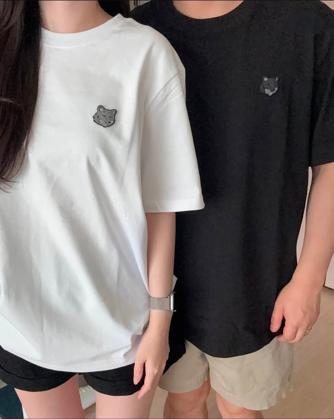 메종키츠네 폭스 패치 반팔티셔츠 상품이미지10