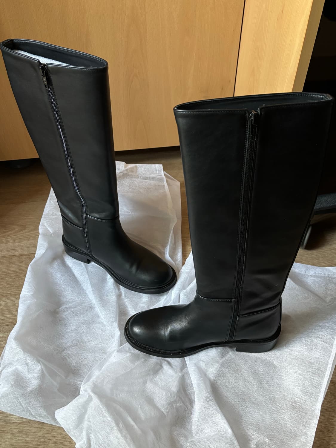 코모레비뮤지엄 와이드 클래식 롱부츠 상품이미지9