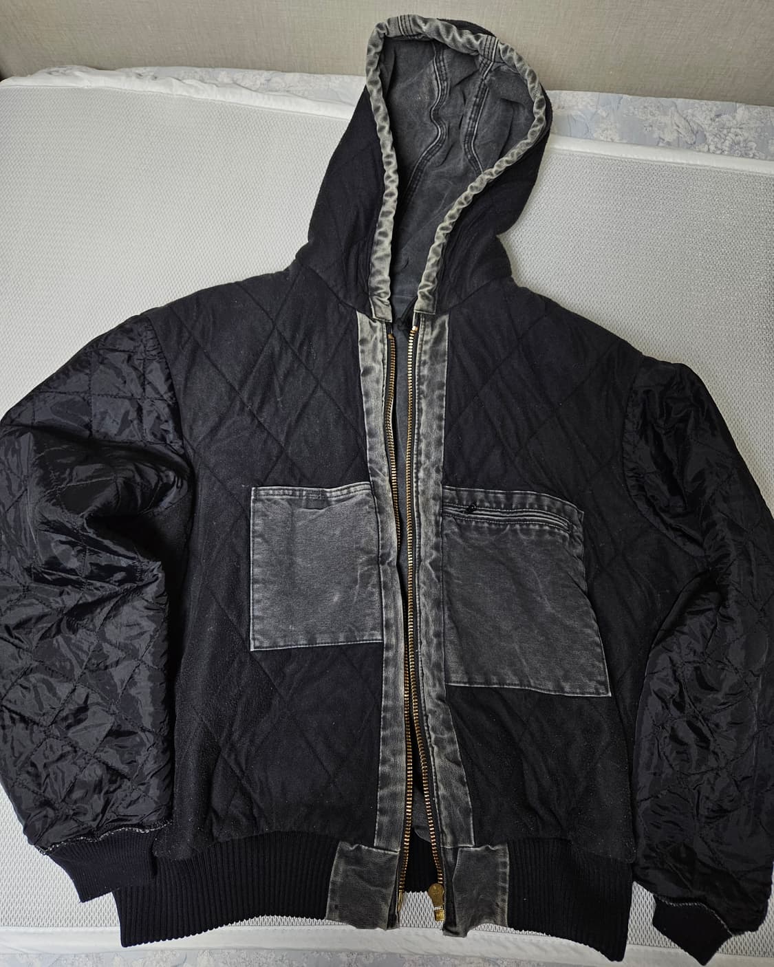 빈티지칼하트 칼하트 J130 샌드스톤 블랙 액티브자켓 2XL 블랙 상품이미지6