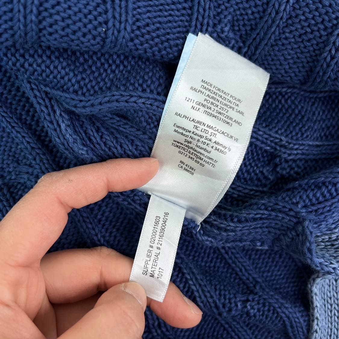 105 폴로랄프로렌 신형 꽈배기 니트 상품이미지7