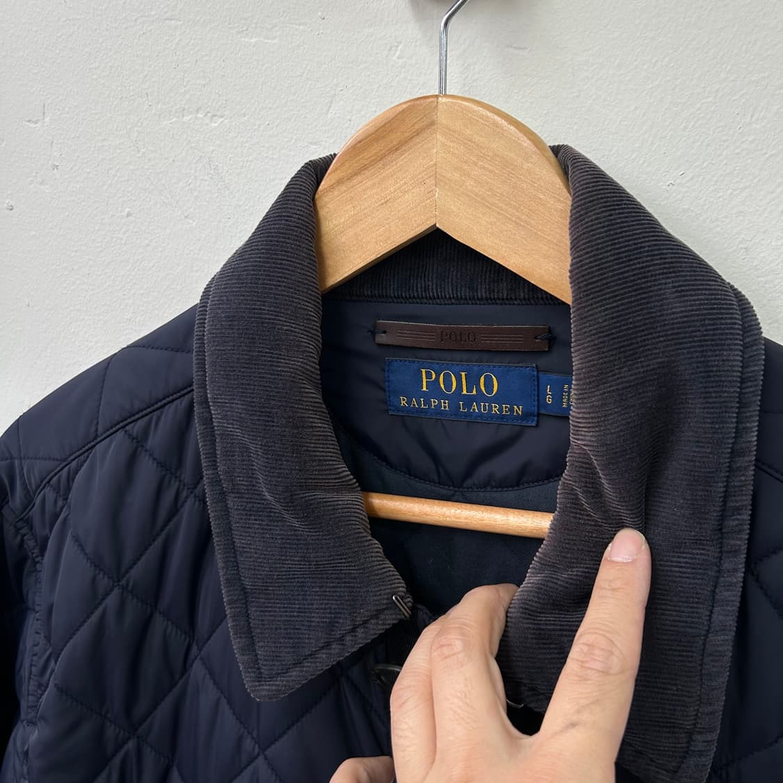 15271 - 폴로 랄프로렌 넥 코듀로이 퀄팅 자켓 상품이미지3