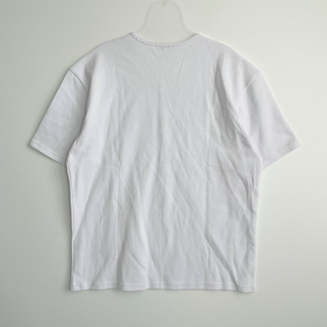 A2 자바나스 화이트 U넥 반팔 티셔츠 XL사이즈 상품이미지3