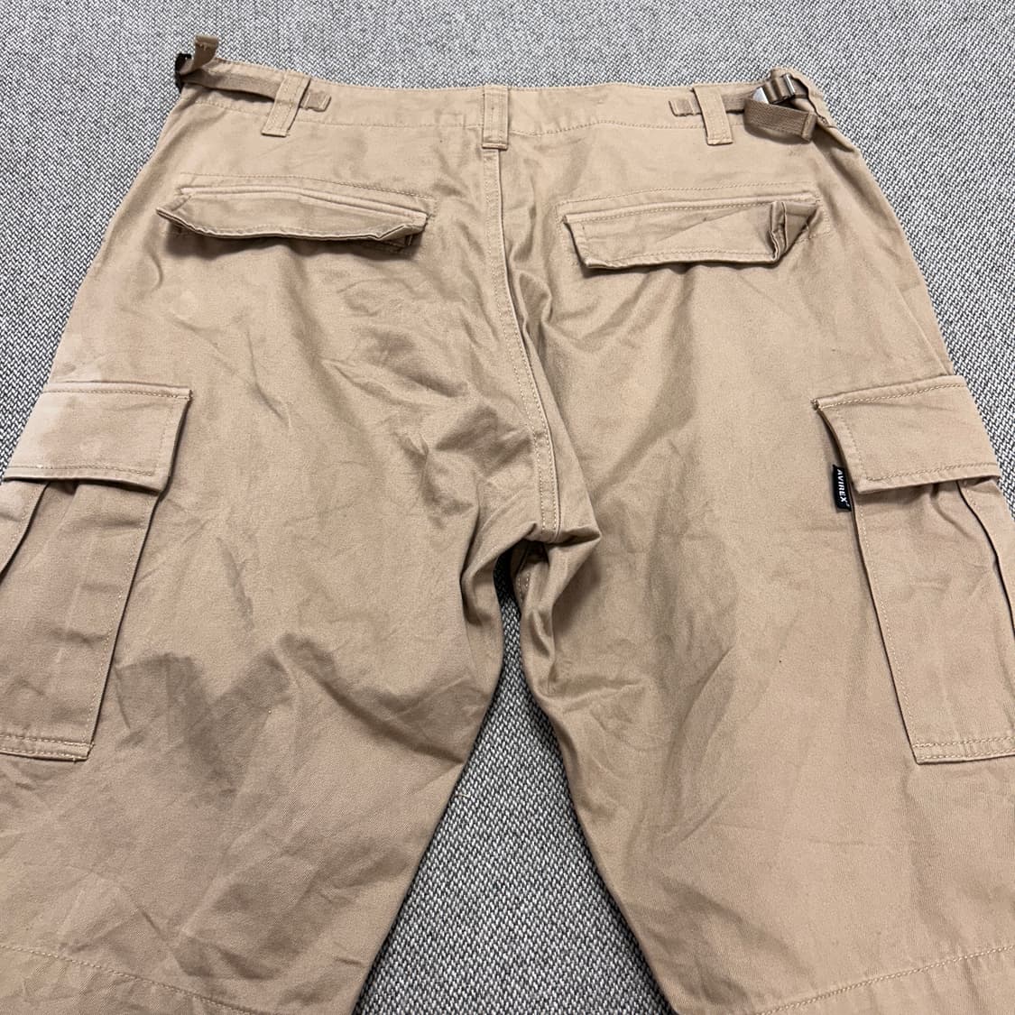 아비렉스 빈티지 카고 쇼츠 반바지(XL) 상품이미지5