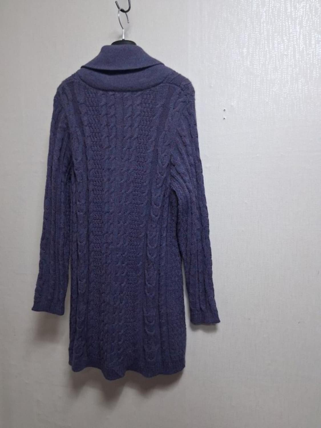 일본빈티지 IFER Knit wear 알 숄카라 알파카 꽈배기울니트  상품이미지2