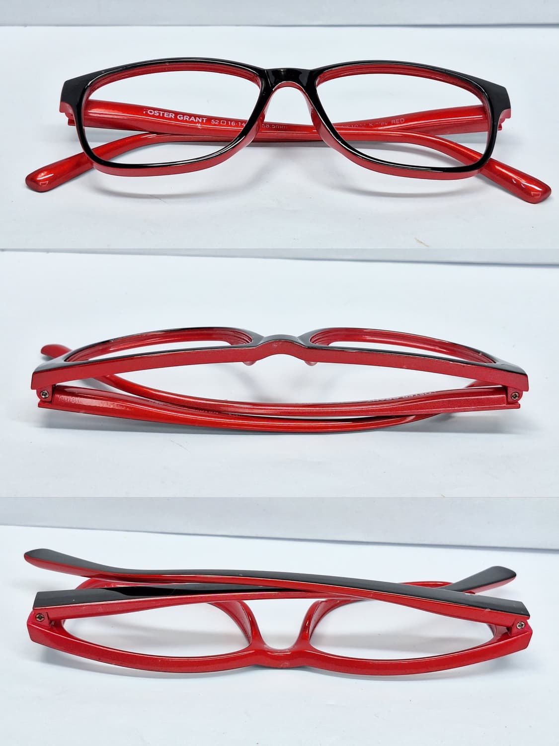 포스터그랜트 ns1022 kinley red 레드 스퀘어 뿔테 안경테 상품이미지8