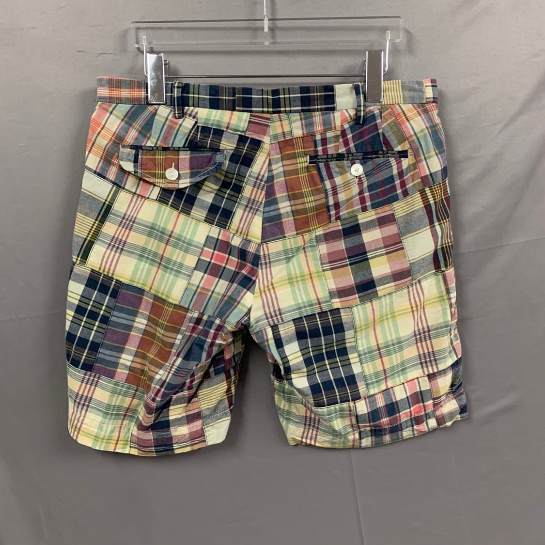 30인치 폴로랄프로렌 마드라스 멀티 체크 패치 반바지 상품이미지2