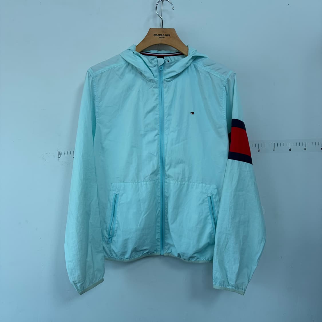 타미힐피거 아동 민트 바람막이 후드집업 상품이미지1