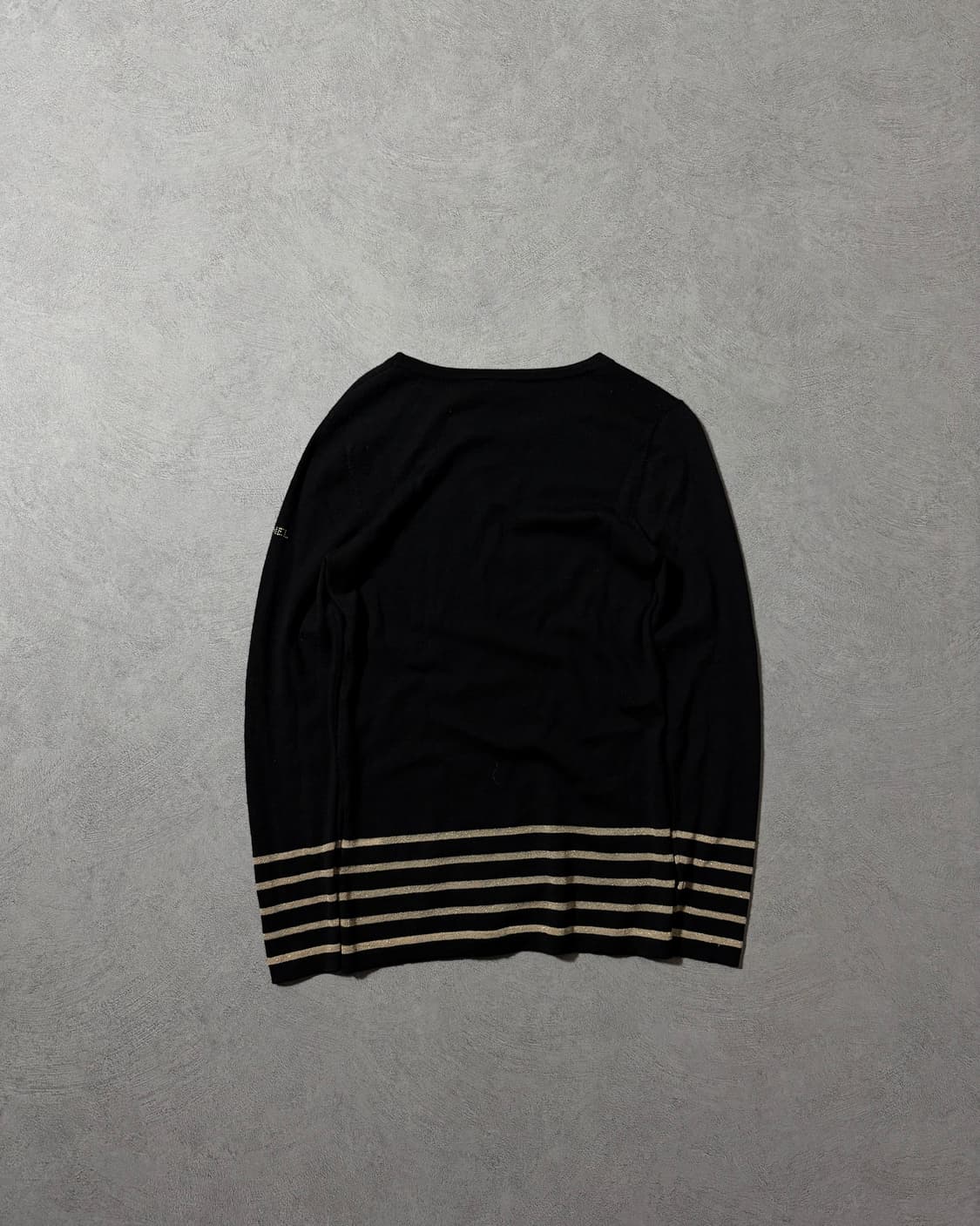 샤넬 유니폼 스트라이프 울 니트탑  상품이미지2