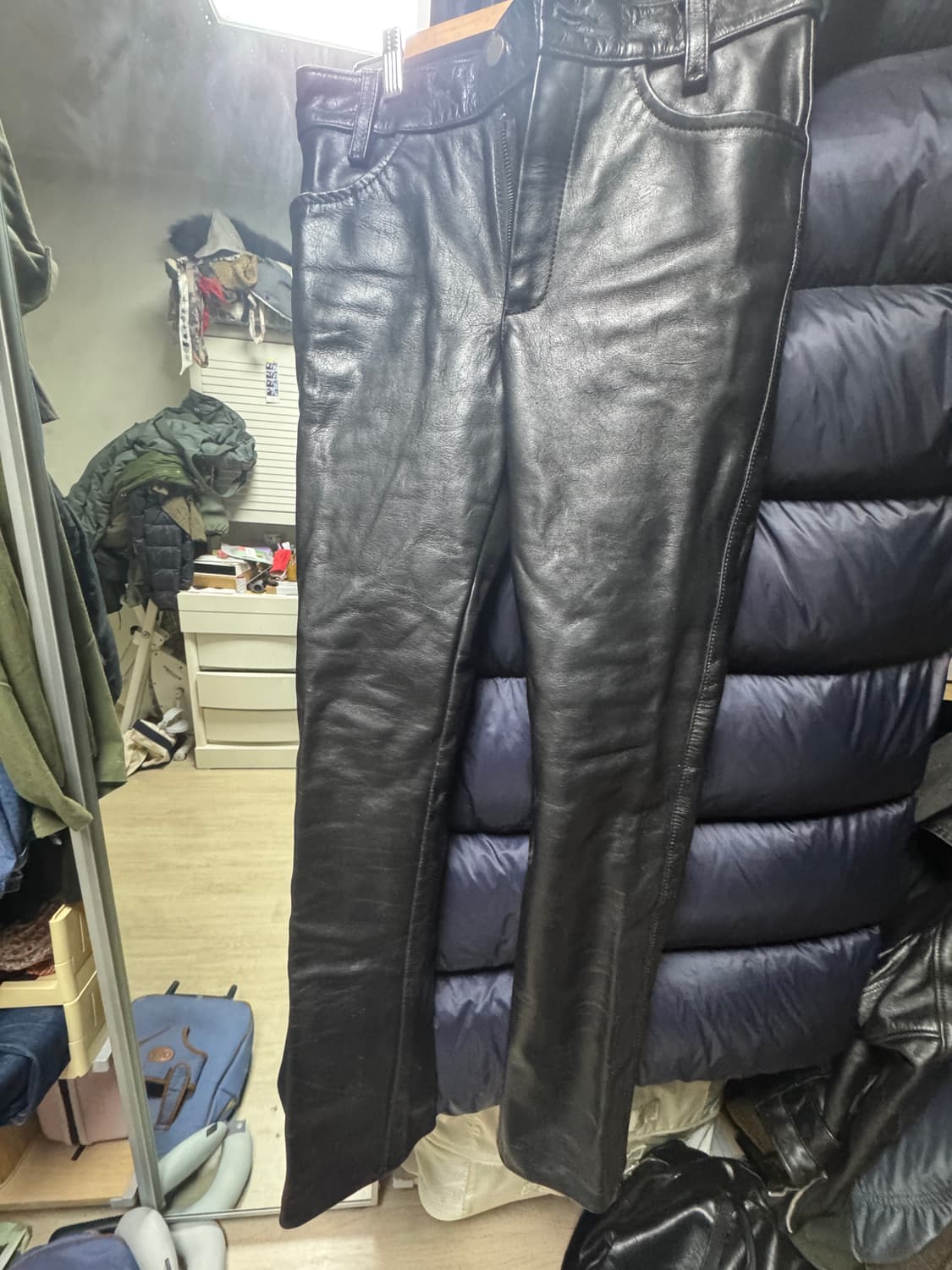 밴슨가죽바지 상품이미지2