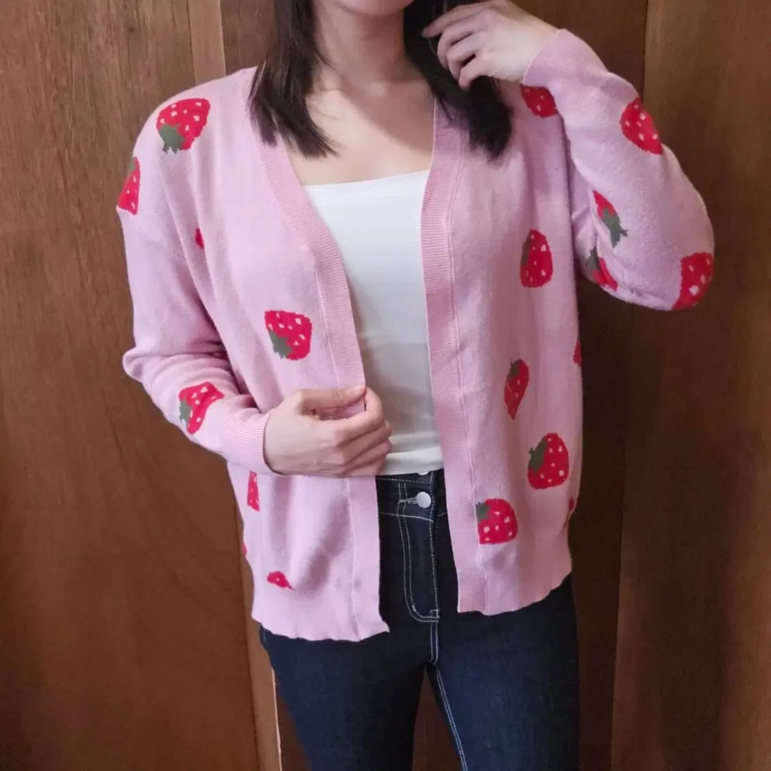 새상품) 딸기 가디건(s) 상품이미지4