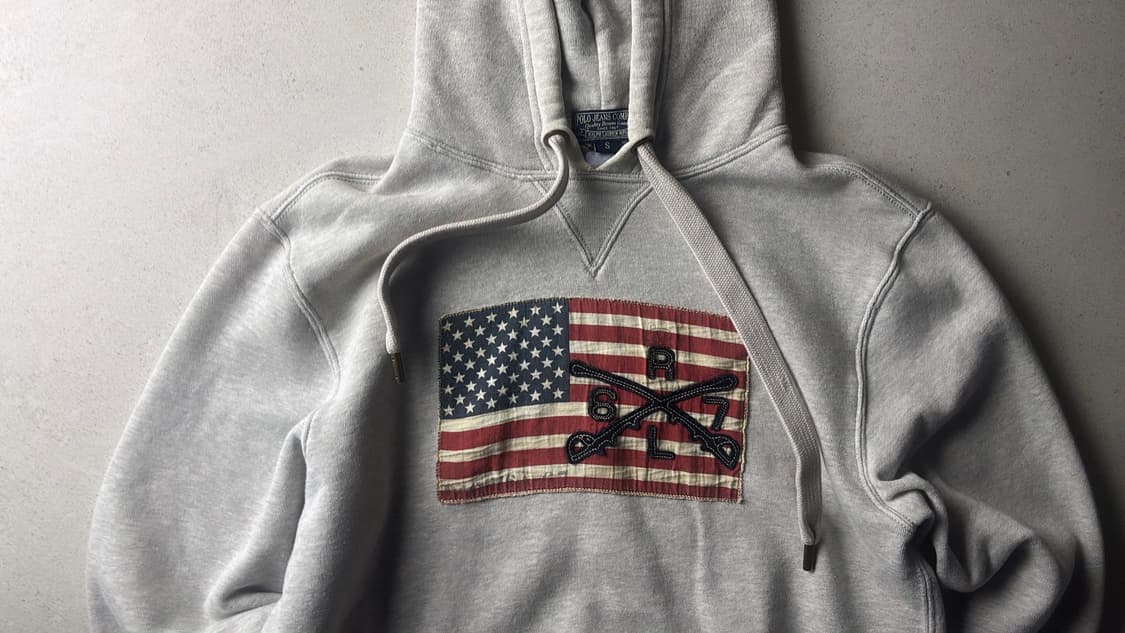 폴로 성조기 후드티 상품이미지2