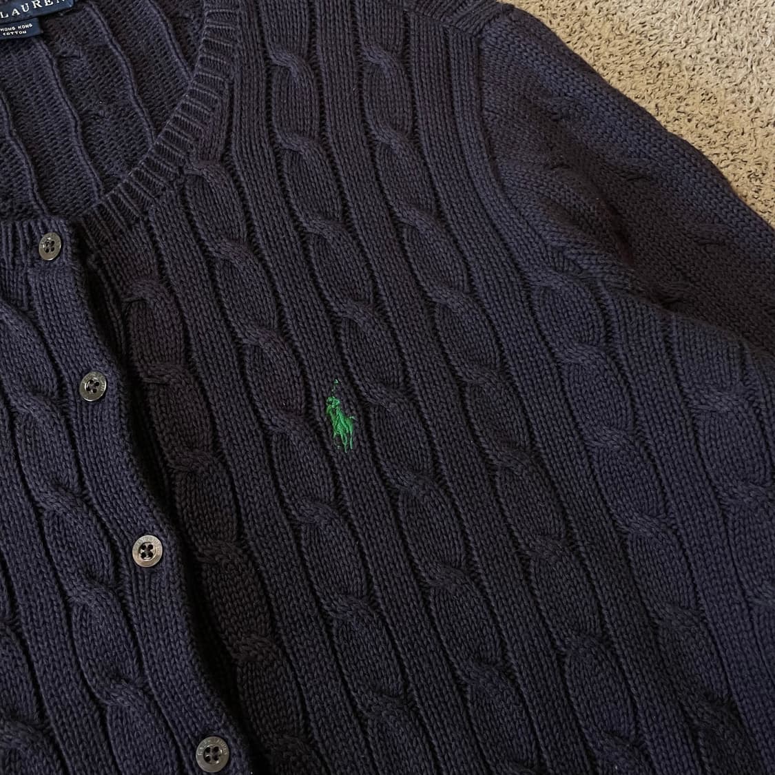  폴로 케이블 니트 상품이미지2