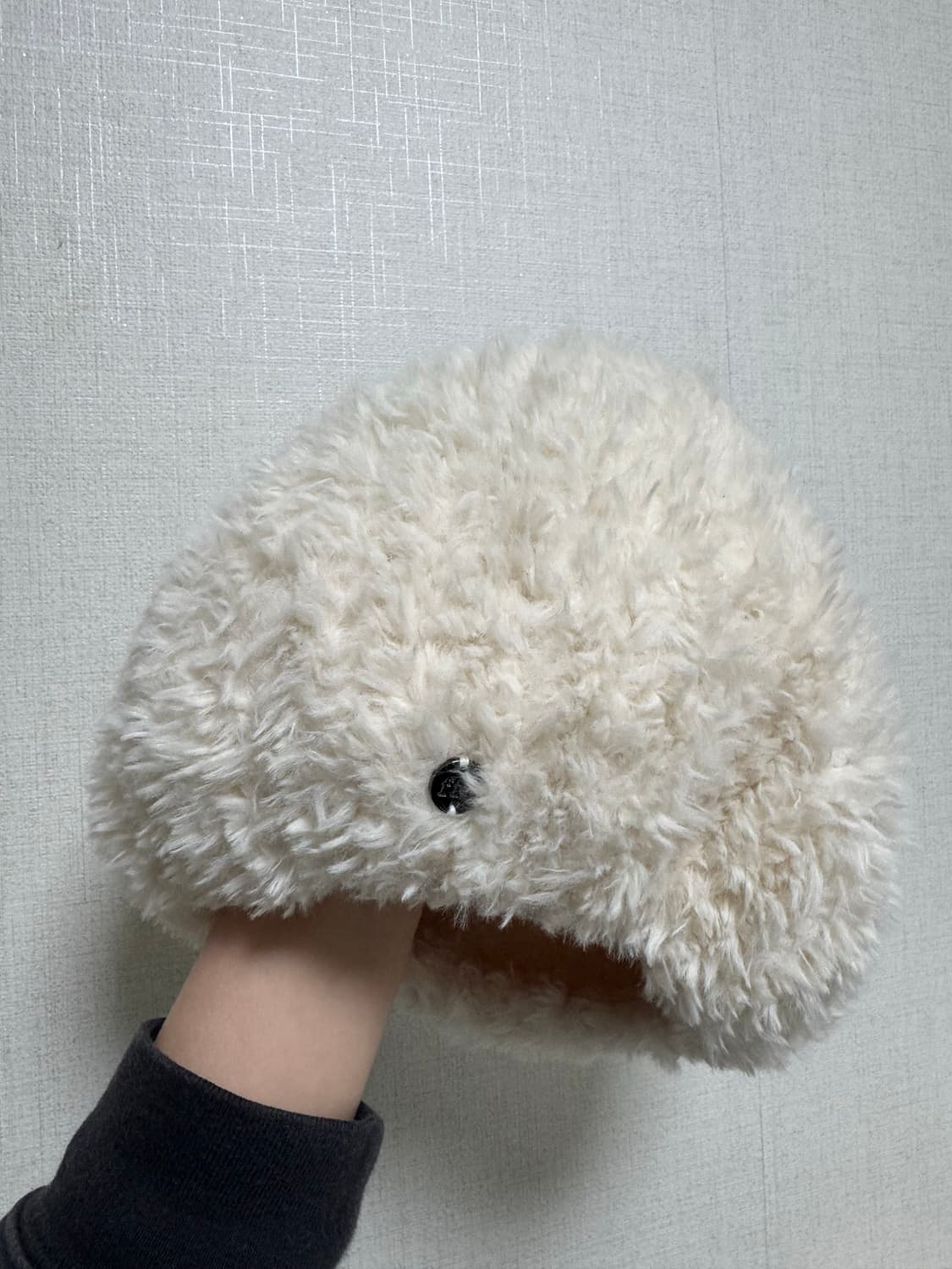 펀프롬펀 HANDMADE KNIT FUR BERET 털 모자/털 베레모 상품이미지5