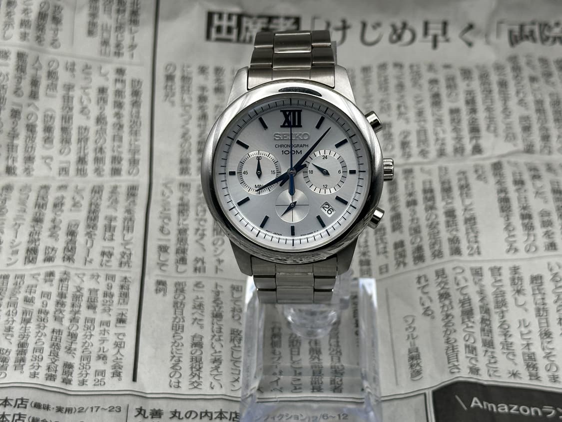 [크로노] 세이코 쿼츠 크로노그래프 SSB145 (6T63-00N0) 상품이미지5