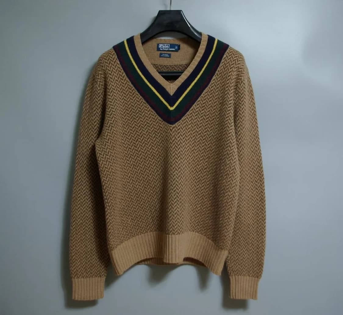 폴로랄프로렌 울캐시미어 크리켓 니트 L 상품이미지2