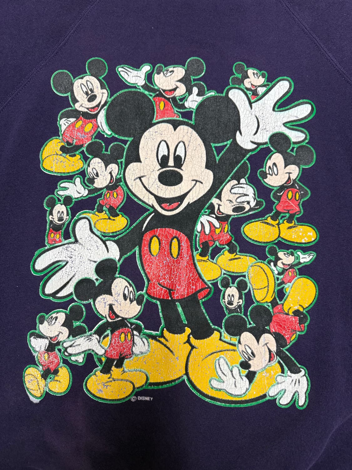 90s 헤인즈 베이스 미키마우스 빈티지 스웻 상품이미지4