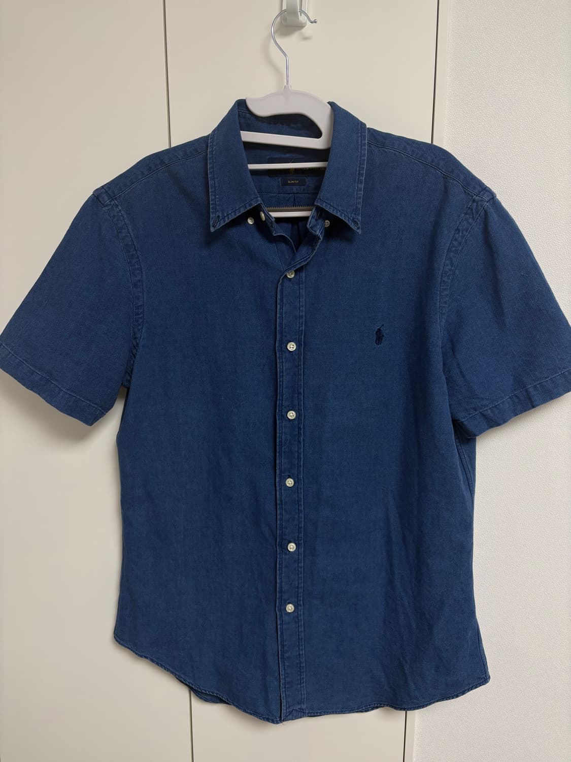 폴로 반팔 데님셔츠 상품이미지2