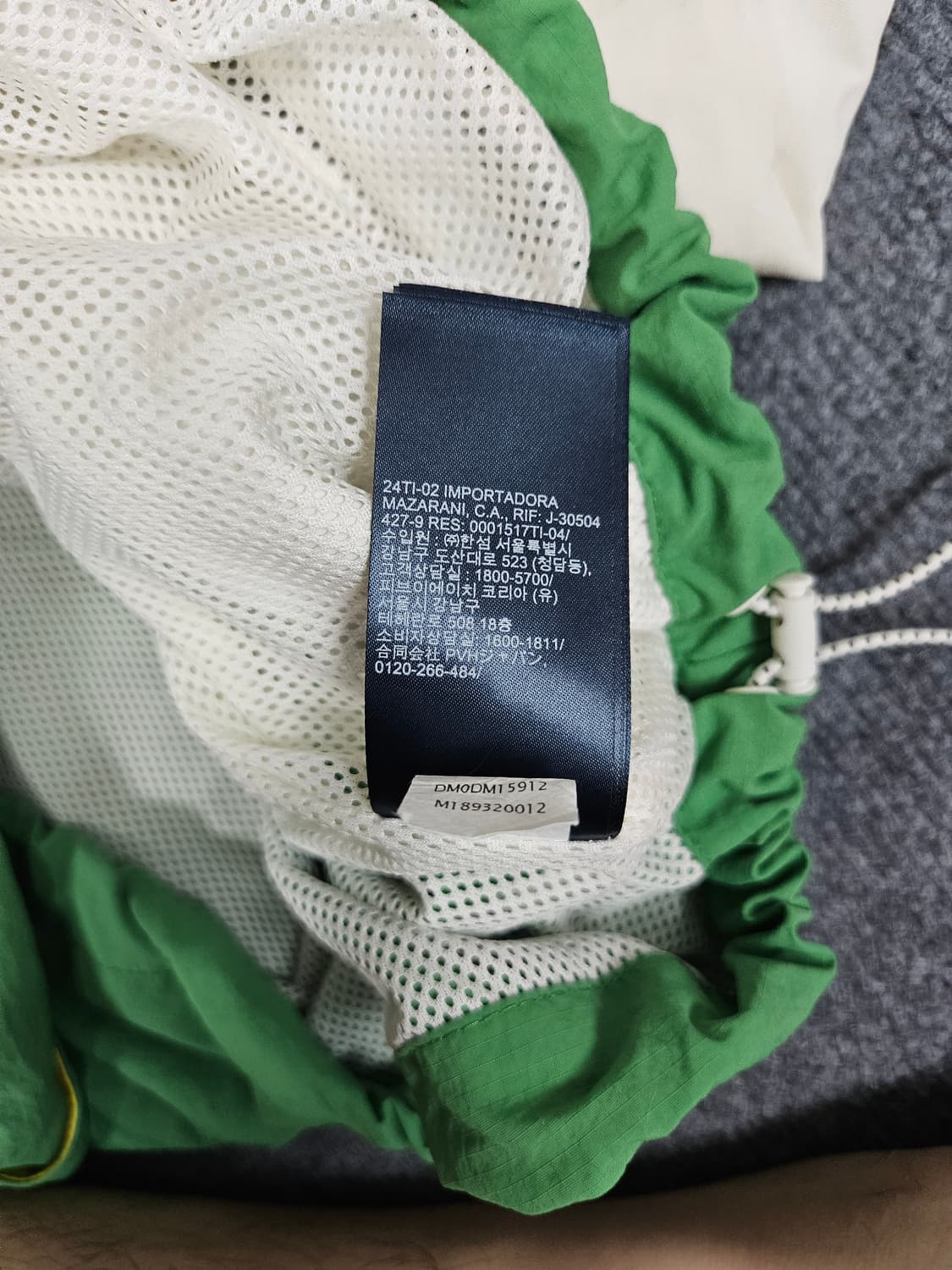 타미힐피거 컬러블록 로고 아노락 후드자켓(*급처) 상품이미지4