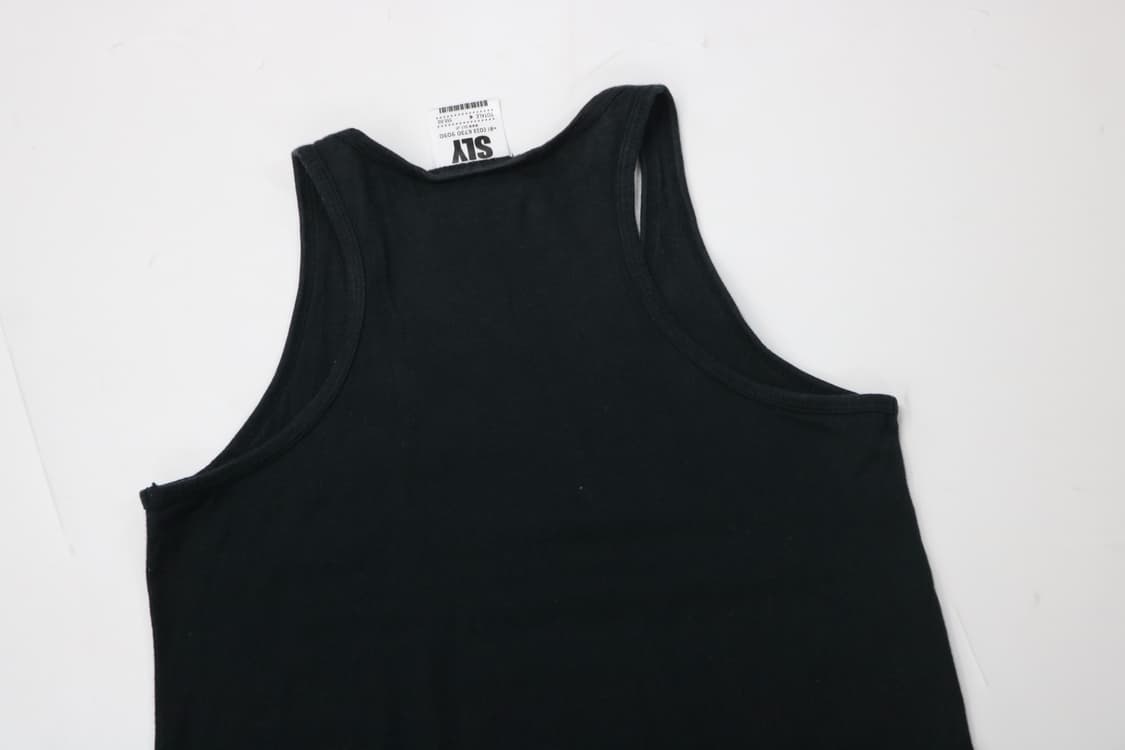 SLY 슬라이 빈티지 러브 포엠 그래픽 블랙 나시 탑 (FREE) 상품이미지6