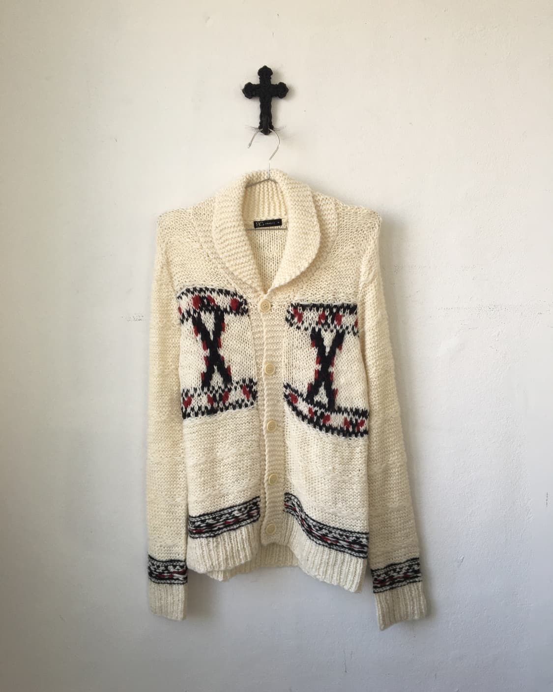 Nordic pattern knit cardigan 상품이미지2
