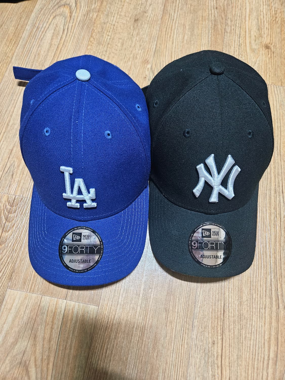 [일괄] 뉴에라 940 볼캡 La다저스 블루, 뉴욕양키스 블랙 상품이미지1