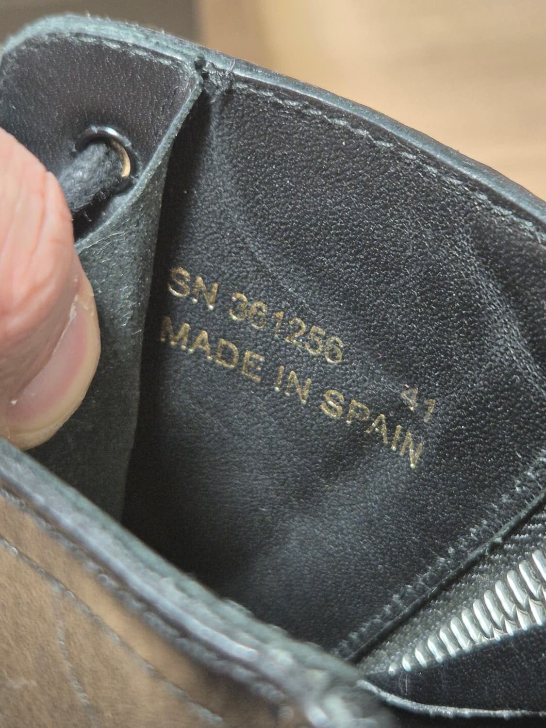 (41)생로랑 FW15 에디 슬리먼 더블지퍼 컴뱃부츠 상품이미지7